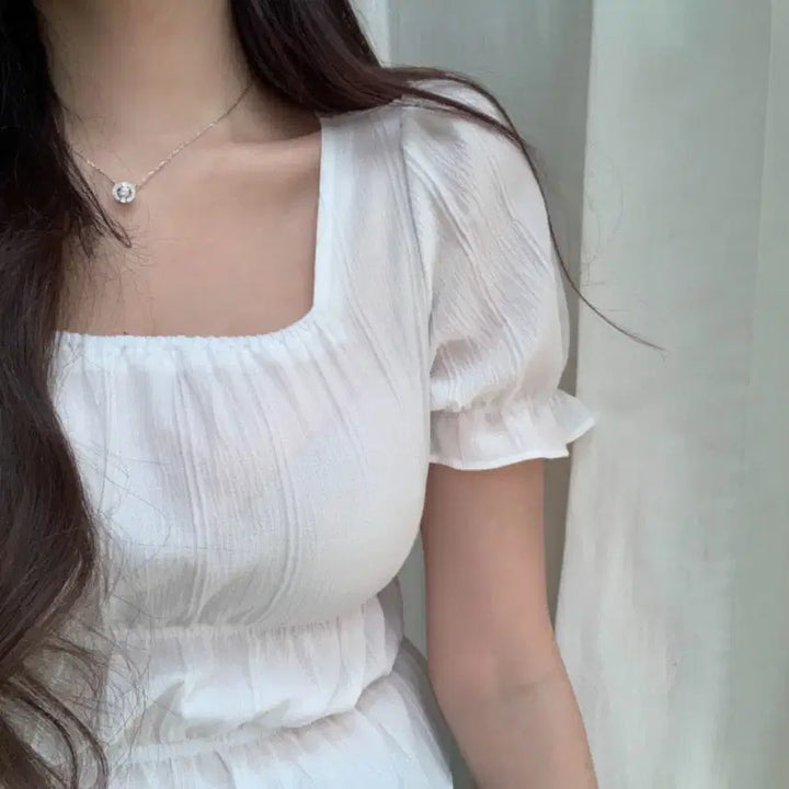 [BUNJANG] Delight Moon Short Sleeve Blouse / (새상품)딜라잇문 반팔 블라우스