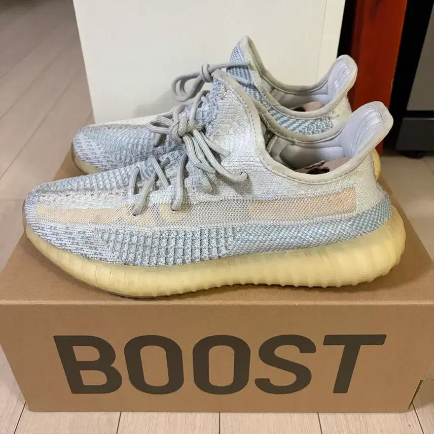 [BUNJANG] Adidas Yeezy Boost Cloud White Sneakers (275mm) / 아디다스 이지부스트 클라우드화이트 275