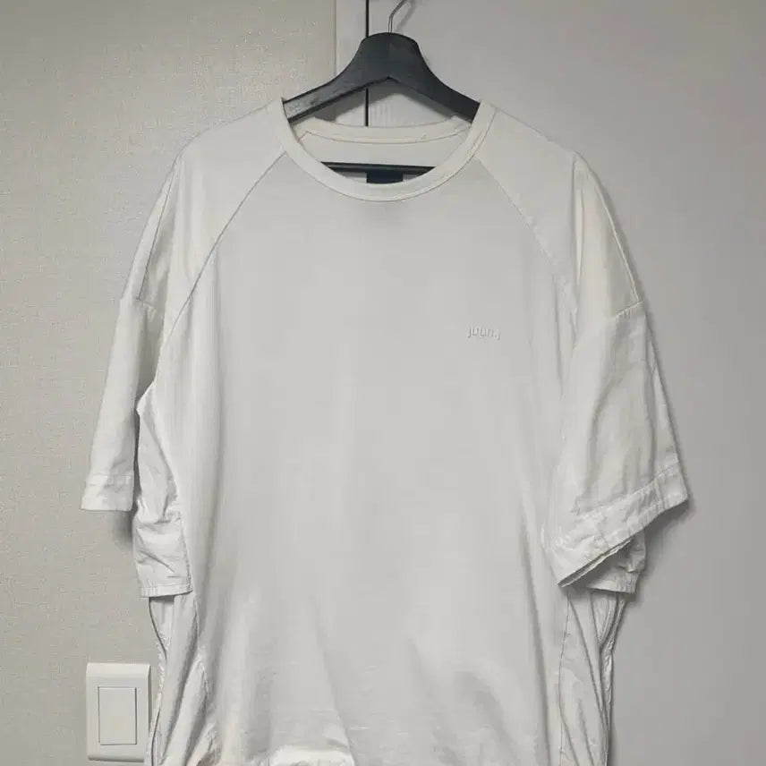 [BUNJANG] Junya 23SS Side String Nylon Short Sleeve T-Shirt / 급처)준지 23SS 브로큰 반팔