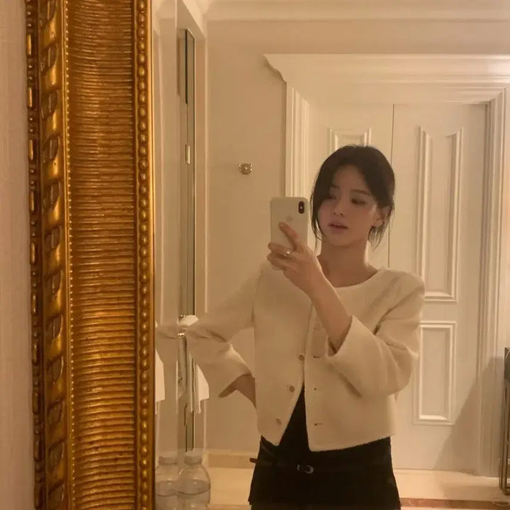 [BUNJANG] Shopmodo Bertie Tweed Jacket Ivory Size 1 / 샵모도 버티 트위드 자켓 1사이즈
