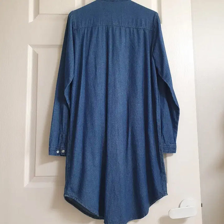 [BUNJANG] Denim Shirt Dress / Overshirt / (상태좋음)청 원피스겸 청남방, 셔츠 55~77