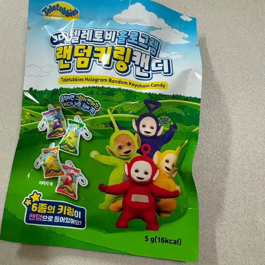 [BUNJANG] Teletubbies Hologram Keyring / 텔레토비키링 홀로그램