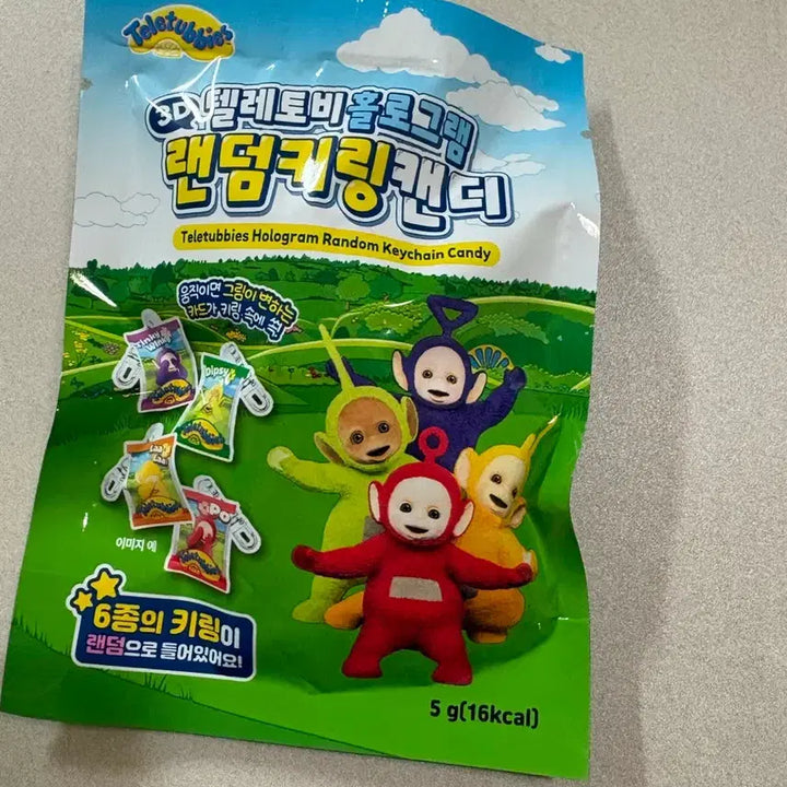 [BUNJANG] Teletubbies Hologram Keyring / 텔레토비키링 홀로그램