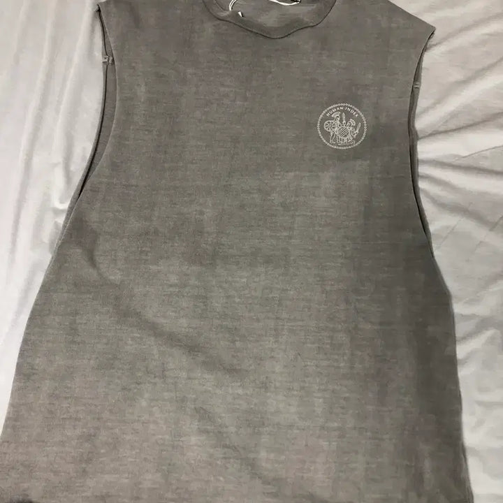 [BUNJANG] Politeru Human Index Sleeveless Top Grey Beige / 3) 폴리테루 휴먼인덱스 슬리브리스 그레이베이지