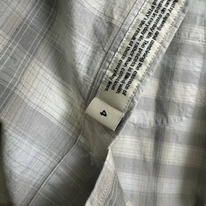 [BUNJANG] Pottery Button-Down Checkered Shirt Size 4 / 포터리 버튼다운 체크셔츠 4사이즈