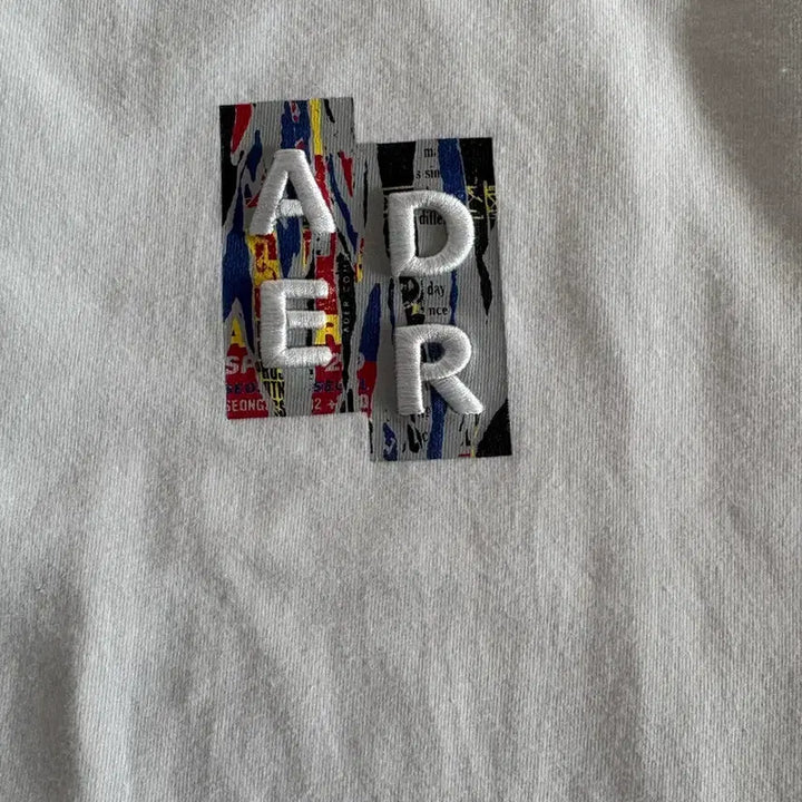 [BUNJANG] Ader Error A2 Long Sleeve White Logo T-Shirt / 아더에러 롱슬리브 성수 a2
