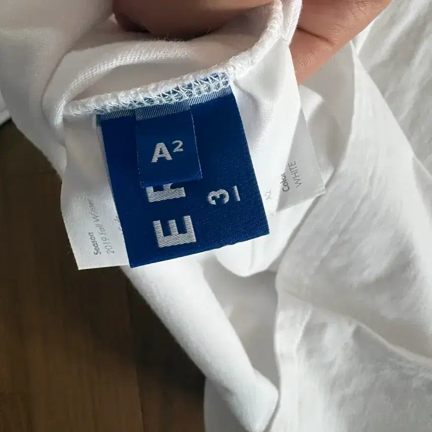 [BUNJANG] Ader Error A2 Long Sleeve White Logo T-Shirt / 아더에러 롱슬리브 성수 a2