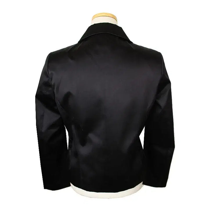 [BUNJANG] Jil Sander Black Silk Beaded Short Jacket 38 / 질샌더 블랙 실크 비즈장식 숏자켓 38