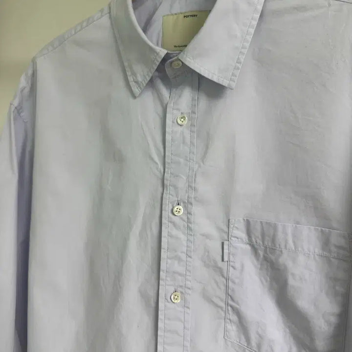 [BUNJANG] Pottery Comfort Shirt Lavender Size 3 / 포터리 컴포트 셔츠 라벤더 3사이즈