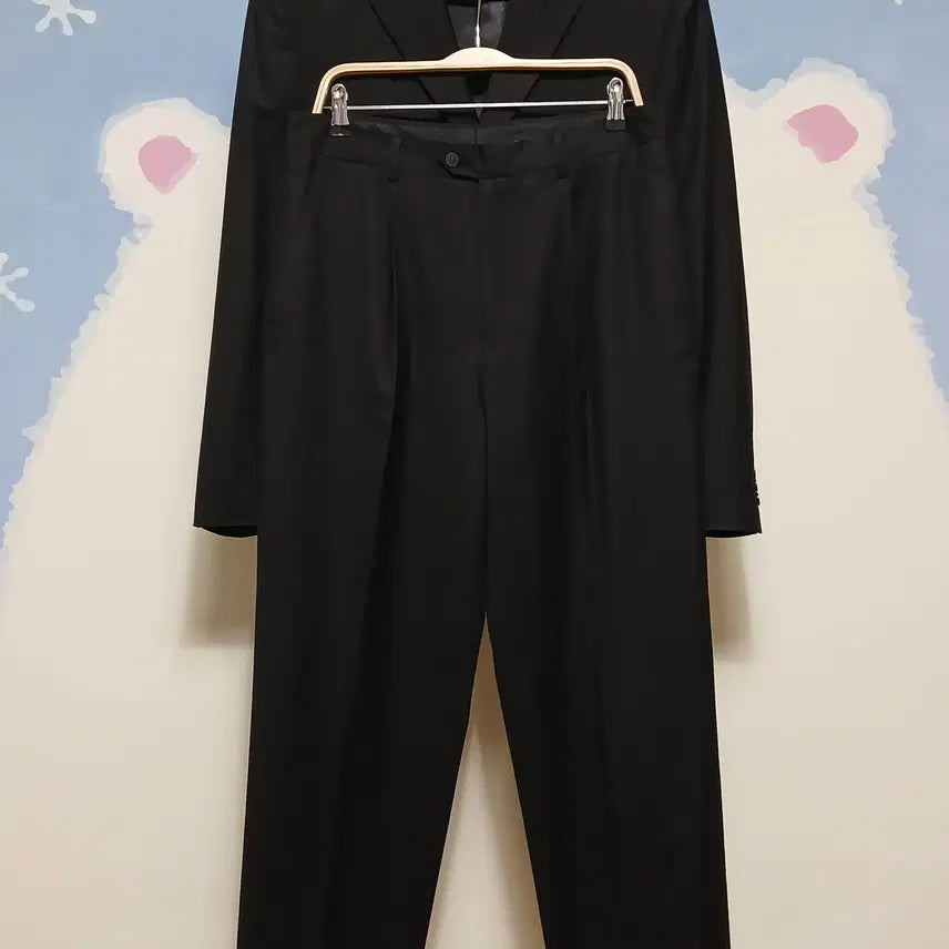 [BUNJANG] Giorgio Armani Collezione Italian Wool Blend Suit - Black, Size 50 / (50/32) 아르마니꼴레지오니 이태리 정장 셋트