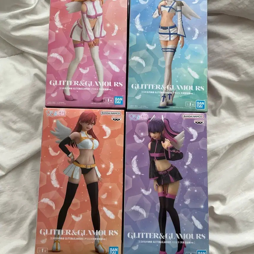 [BUNJANG] Banpresto Glitter &amp; Glamours 2.5D Temptation 4 Types Figure Set (Sealed) / 미개봉) 2.5 차원의 유혹 반프레스토 글리터 앤 글래머러스 피규어 4종
