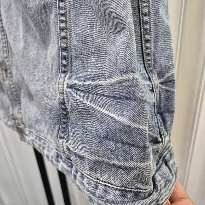 [BUNJANG] Juun.j Vintage Denim Short Sleeve Shirt / juun.j 빈티지 데님 반팔 셔츠