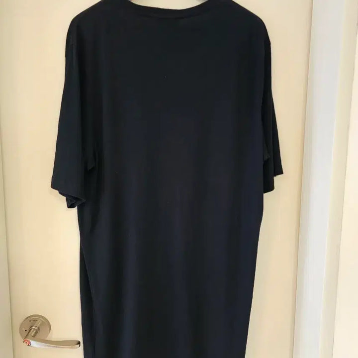 [BUNJANG] Face Connection Oversized Black Plain T-Shirt / [정품] 페이스커넥션 오버핏 블랙 무지 티셔츠