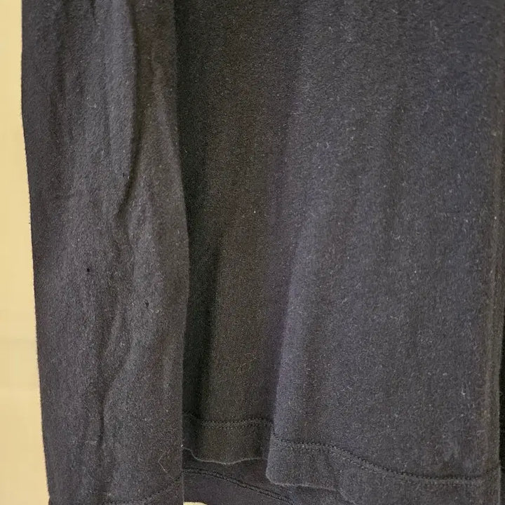 [BUNJANG] Face Connection Oversized Black Plain T-Shirt / [정품] 페이스커넥션 오버핏 블랙 무지 티셔츠