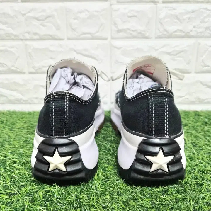 [BUNJANG] Converse Run Star Hike Low Black Platform Sneakers / 컨버스 270 런스타 하이크 로우 블랙 플랫폼 스니커즈