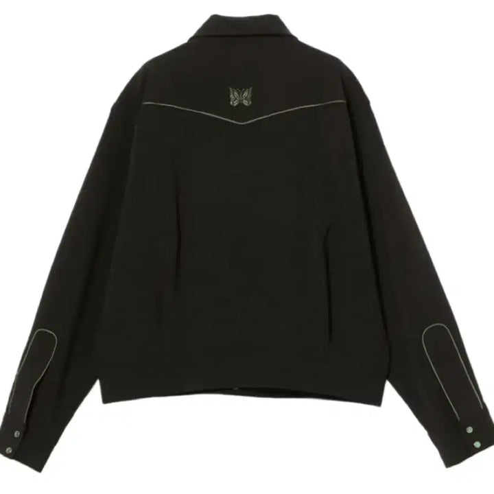 [BUNJANG] Needles PE/PU Double Cloth Piping Cowboy Jacket Black / 니들스 PE/PU 더블 클로스 파이핑 카우보이 자켓 블랙