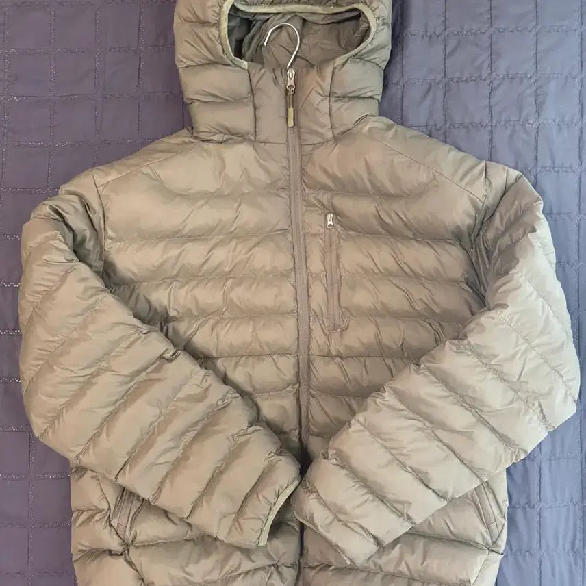 [BUNJANG] NOVA Lightweight Padded Hooded Jacket Beige / NOVA 경량패딩