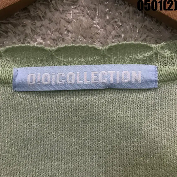 [BUNJANG] OLOi COLLECTION Mints V-Neck Knit Cardigan / OLOiCOLLECTION 연두색 브이넥 니트 가디건 m