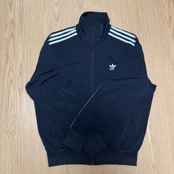 [BUNJANG] Adidas Black Three-Stripes Track Jacket / 아디다스 져지