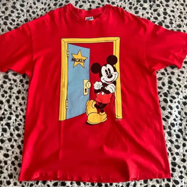 [BUNJANG] Vintage 90s Hanes Mickey Mouse Single Stitch T-Shirt XL / 빈티지 USA 90s Hanes 헤인즈 미키마우스 싱글스티치 티셔츠 XL