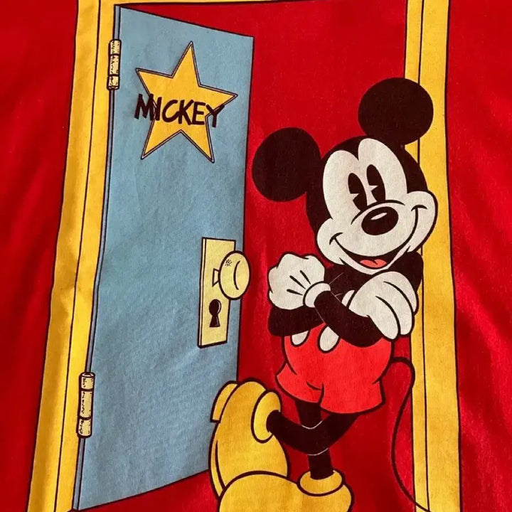 [BUNJANG] Vintage 90s Hanes Mickey Mouse Single Stitch T-Shirt XL / 빈티지 USA 90s Hanes 헤인즈 미키마우스 싱글스티치 티셔츠 XL