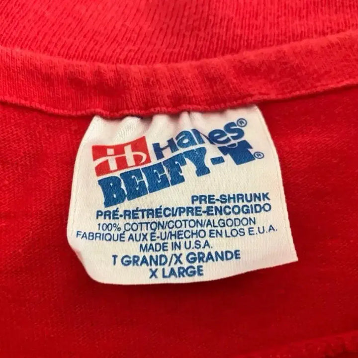 [BUNJANG] Vintage 90s Hanes Mickey Mouse Single Stitch T-Shirt XL / 빈티지 USA 90s Hanes 헤인즈 미키마우스 싱글스티치 티셔츠 XL