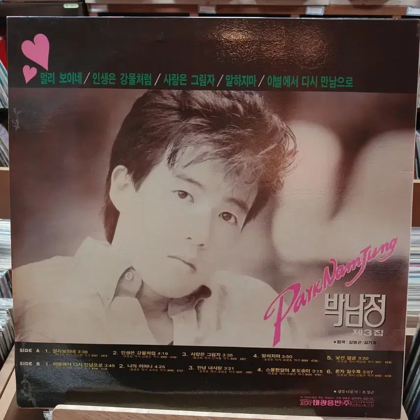 [BUNJANG] Park Nam Jung 3rd Album LP Record (First Press) / 민트 가요 초반 박남정 3집 LP 레코드 할인
