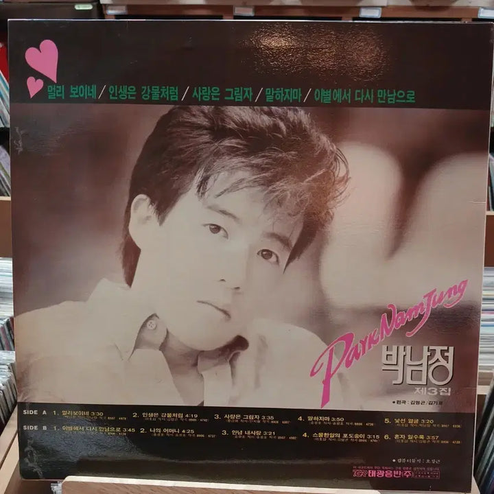 [BUNJANG] Park Nam Jung 3rd Album LP Record (First Press) / 민트 가요 초반 박남정 3집 LP 레코드 할인