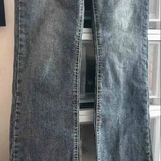 [BUNJANG] Millioncore Semi Bootcut Pants with Coverband and Cut Hem / 밀리언코르 세미부츠컷 바지 커버밴드 캣 브러쉬 밑단 컷팅 슬림 부츠컷 데