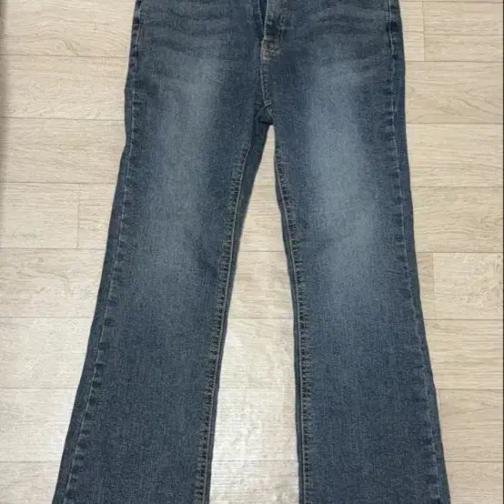 [BUNJANG] Millioncore Semi Bootcut Pants with Coverband and Cut Hem / 밀리언코르 세미부츠컷 바지 커버밴드 캣 브러쉬 밑단 컷팅 슬림 부츠컷 데
