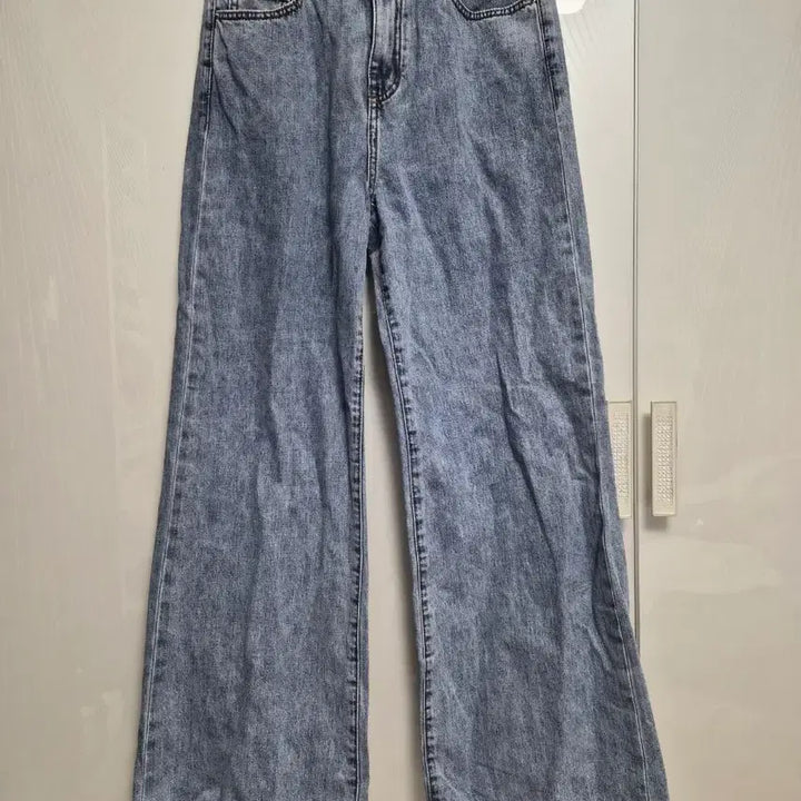 [BUNJANG] Cool Wash Wide Denim Pants / 청량 워싱 와이드 데님 팬츠