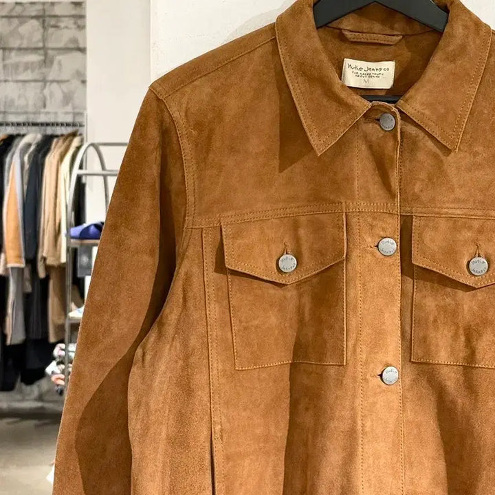 [BUNJANG] Nudie Jeans Bettina Suede Jacket Camel M / 누디진 카멜 베티나 스웨이드 자켓