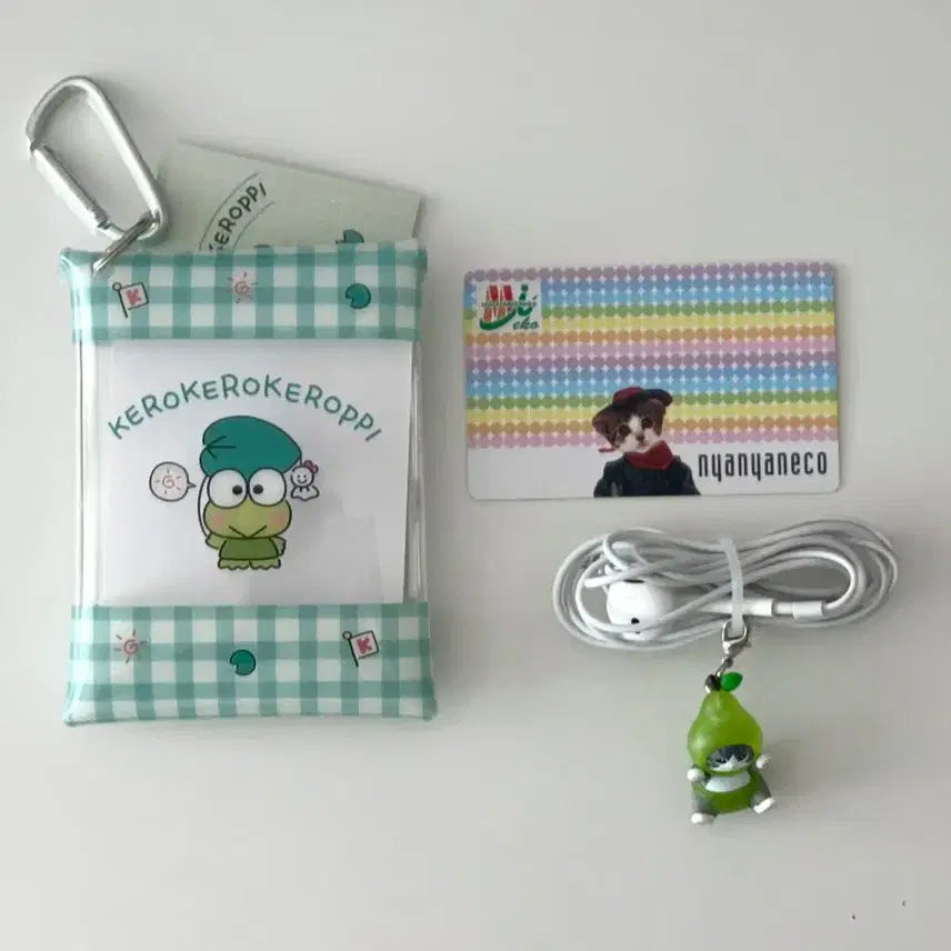 [BUNJANG] Keropi Carabiner Pouch - Official Japan / 케로피 카라비너 파우치 일본정품 케로케로케로피 카드지갑 동전지갑