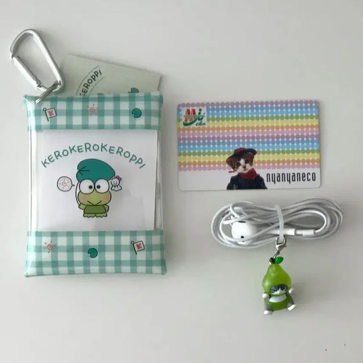 [BUNJANG] Keropi Carabiner Pouch - Official Japan / 케로피 카라비너 파우치 일본정품 케로케로케로피 카드지갑 동전지갑