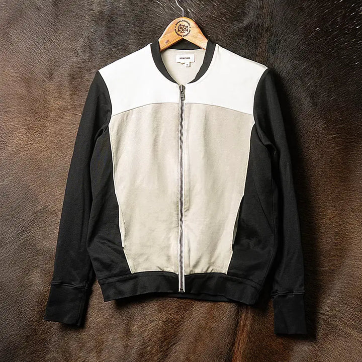[BUNJANG] Helmut Lang 2013FW Color Block Bomber Jacket (Size M) / [90] 헬무트 랭 2013fw 컬러블럭 봄버자켓