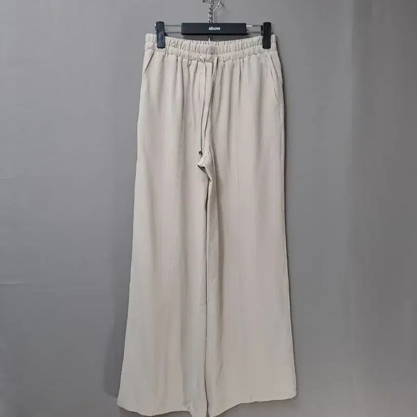 [SOLD OUT] AtG   허리 밴드 스킨 색상 찰랑 소재 와이드 슬랙스
