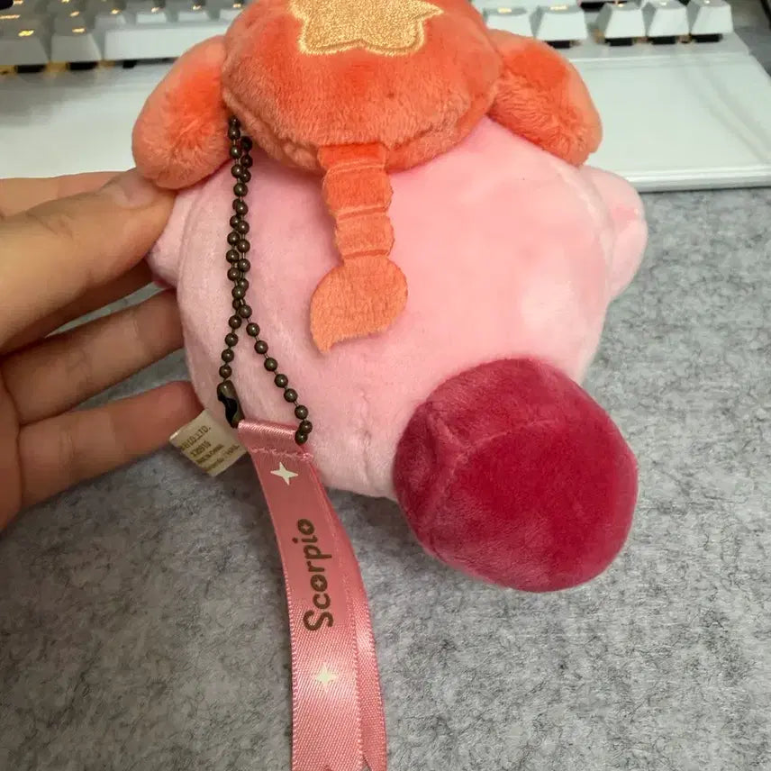[BUNJANG] Kirby Zodiac Keychain Scorpio Official / 별의 커비 인형 별자리 키링 전갈자리 정품