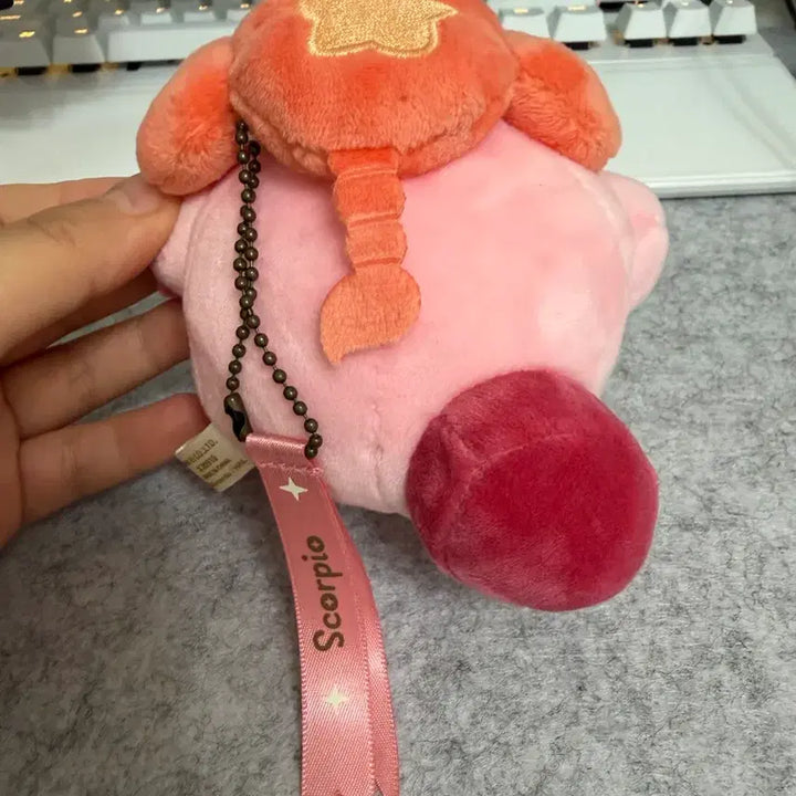 [BUNJANG] Kirby Zodiac Keychain Scorpio Official / 별의 커비 인형 별자리 키링 전갈자리 정품
