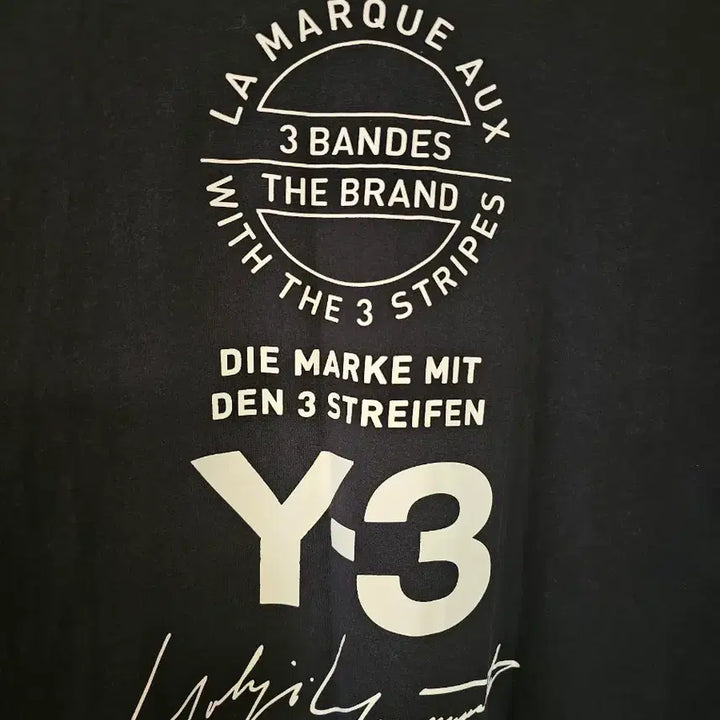 [BUNJANG] Y-3 Yohji Yamamoto Logo T-Shirt / [정품] Y-3 요지야마모토 로고 반팔 티셔츠