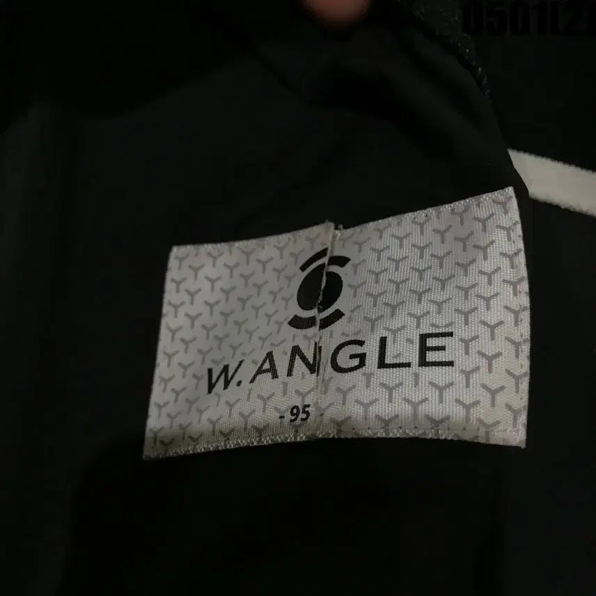 [BUNJANG] Wangle Black Pattern Zip-Up Jacket / WANGLE 블랙 패턴 소매 집업 자켓  m