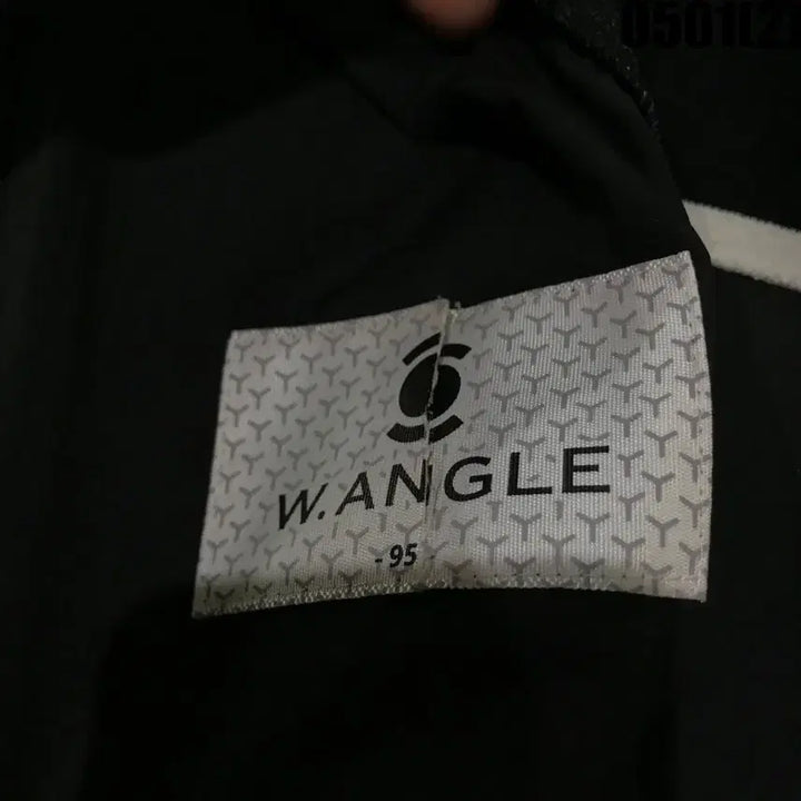 [BUNJANG] Wangle Black Pattern Zip-Up Jacket / WANGLE 블랙 패턴 소매 집업 자켓  m