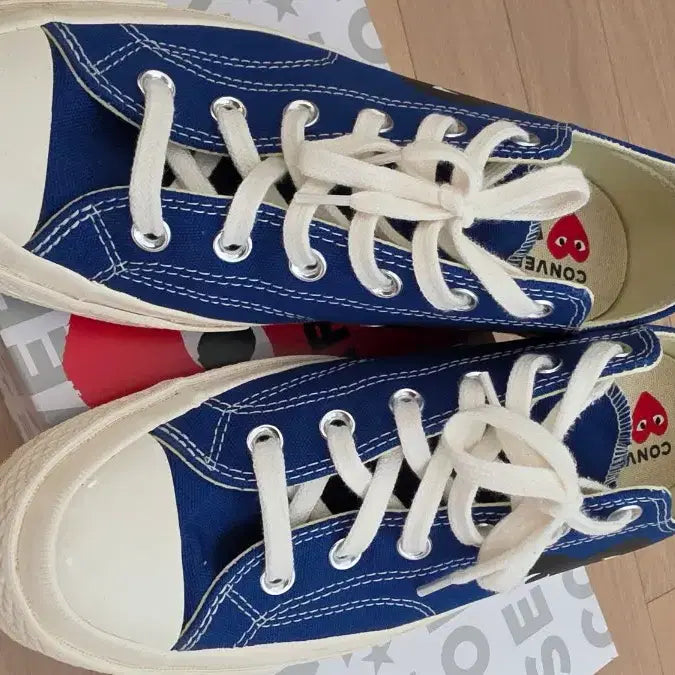 [BUNJANG] Comme des Garçons x Converse Blue Size 8 / 꼼데가르송x컨버스 블루 8사이즈