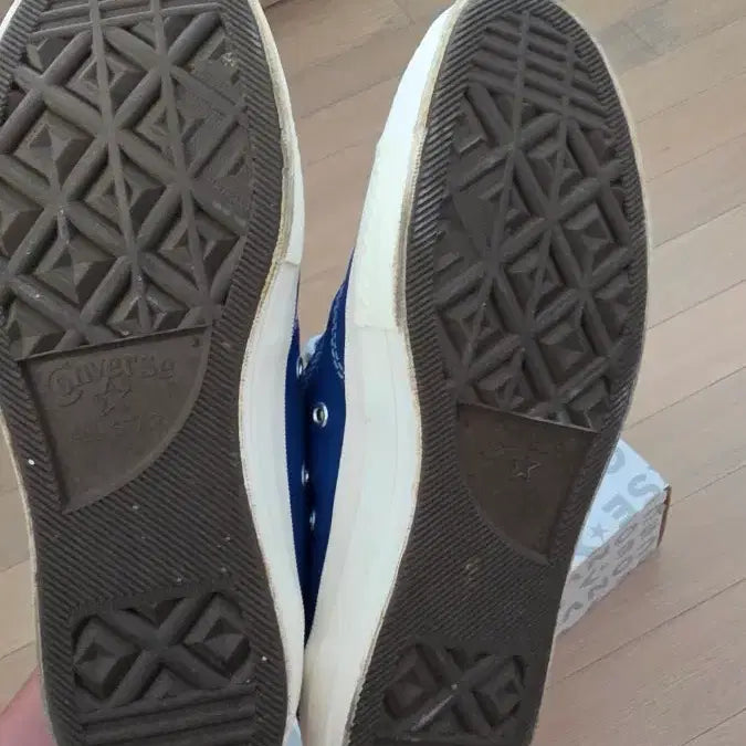 [BUNJANG] Comme des Garçons x Converse Blue Size 8 / 꼼데가르송x컨버스 블루 8사이즈