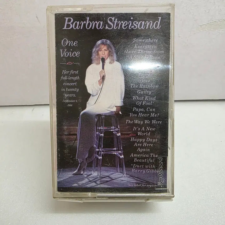 [BUNJANG] Barbra Streisand One Voice Cassette Tape / Barbra Streisand - One Voice 바브라 스트라이샌드
