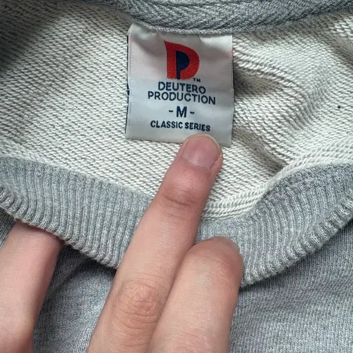 [BUNJANG] Duteuro New York Sweatshirt (M) Grey / [M]듀테로 뉴욕 스웻셔츠 맨투맨 그레이