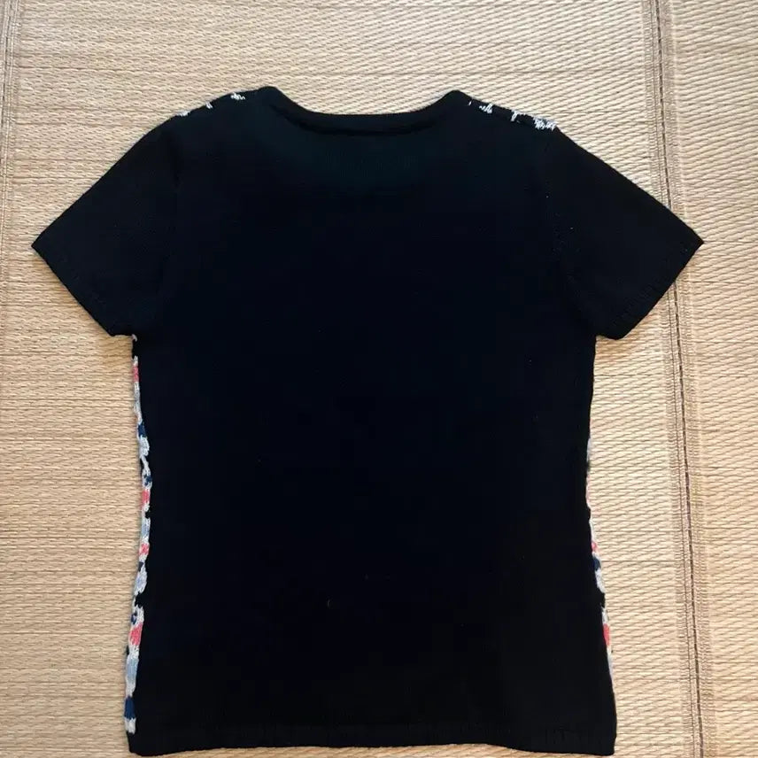 [BUNJANG] Japanese Vintage Polka Dot Short Sleeve Knit / 일본 빈티지 땡땡이 반팔 니트