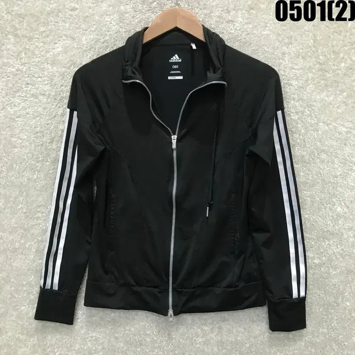[BUNJANG] Adidas 3-Stripes Black Track Top XS / 아디다스 삼선 블랙 트랙탑 085 xs