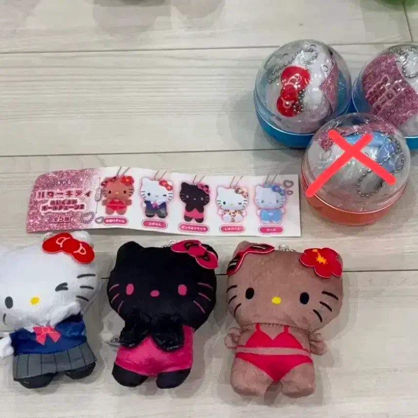 [BUNJANG] Hello Kitty Collection Plush Charm / 헬로키티 콜렉션 누이 인형 키링 가챠