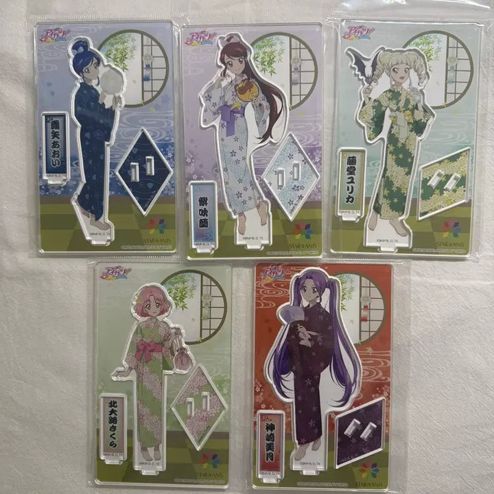 [BUNJANG] Aikatsu! Summer Party Acrylic Stand Bundle Set / 아이카츠 썸머파티 아크릴 스탠드 일괄 양도