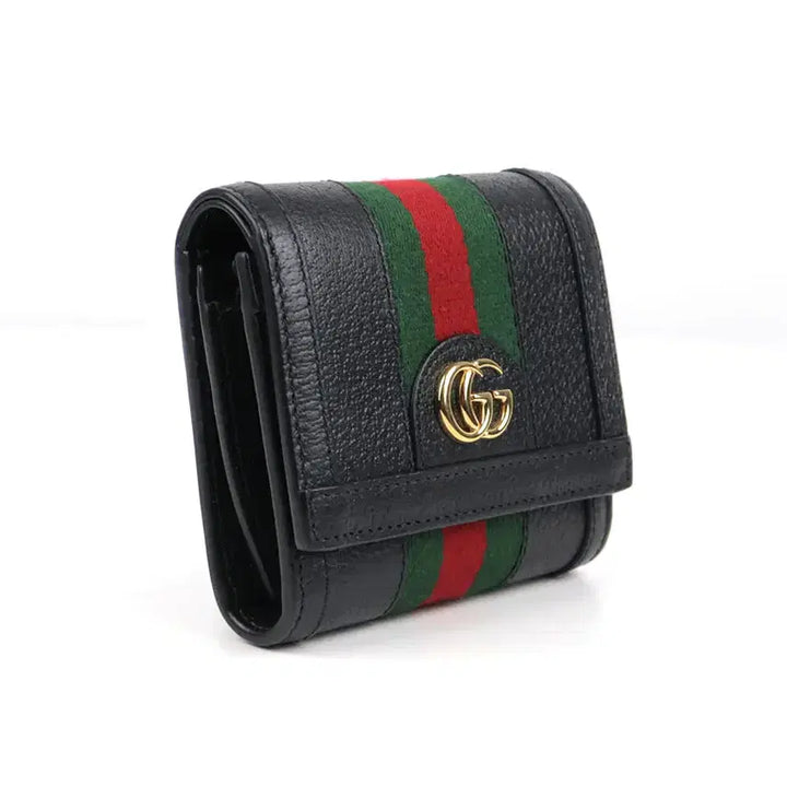 [BUNJANG] Gucci Ophidia Three-Stripe Bifold Wallet Black 719887 / [중고명품다올] 구찌 오피디아 삼선 반지갑 블랙 719887